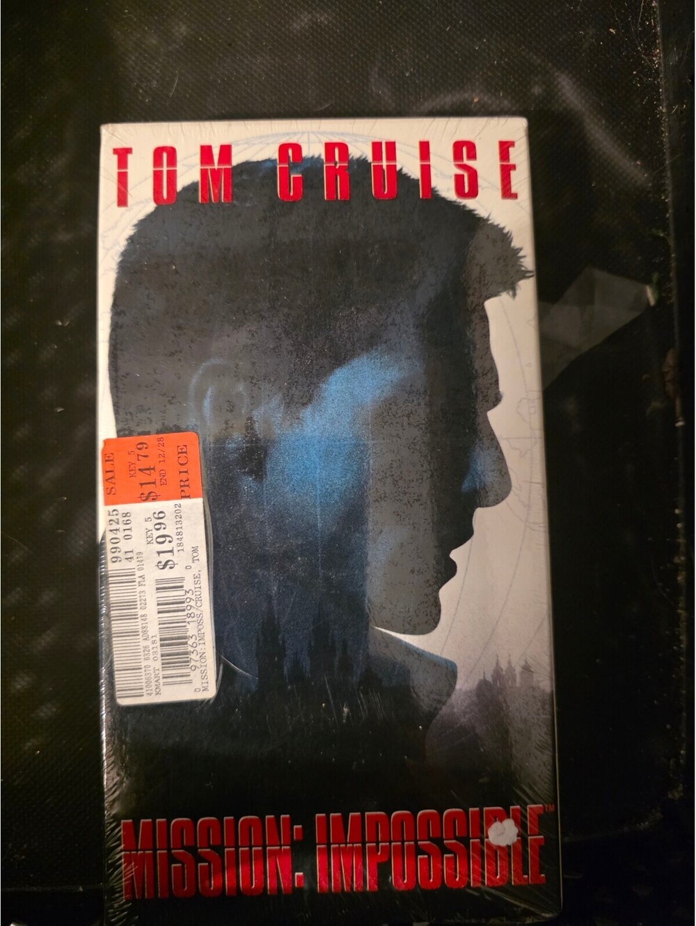 Mission: Impossible VHS Tape Starring Tom Cruise Factory sealed